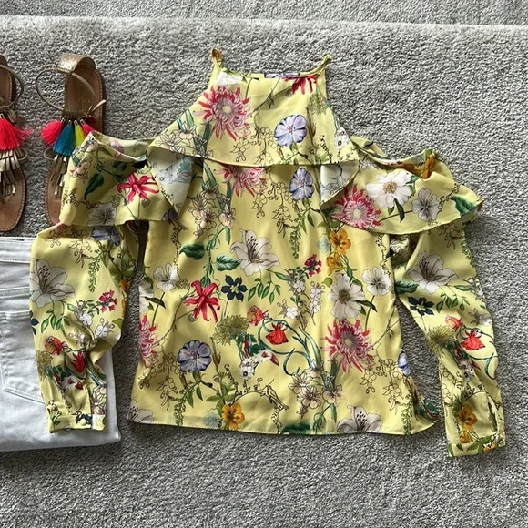 Parker Abby Cold Shoulder Blouse - Picture 4 of 6